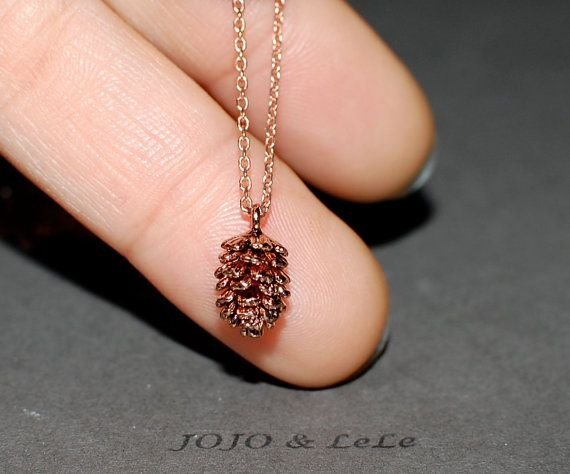 Rose Gold Pinecone