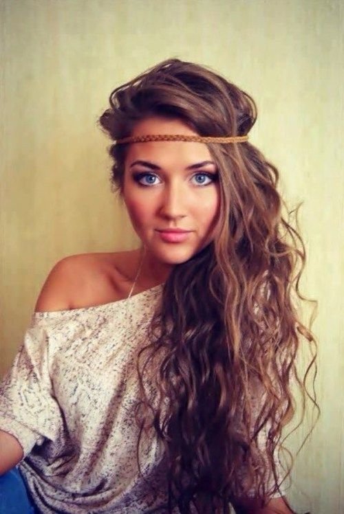 hipster style girl hair