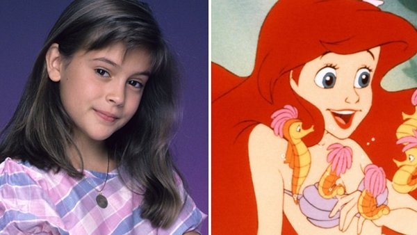 Young Alyssa Milano and Ariel