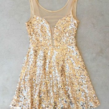 Charmed Sequined Party Dress