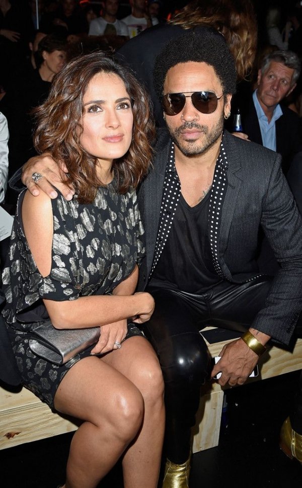 Salma Hayek & Lenny Kravitz