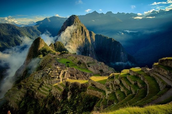 Hike up to Machu Picchu in Peru