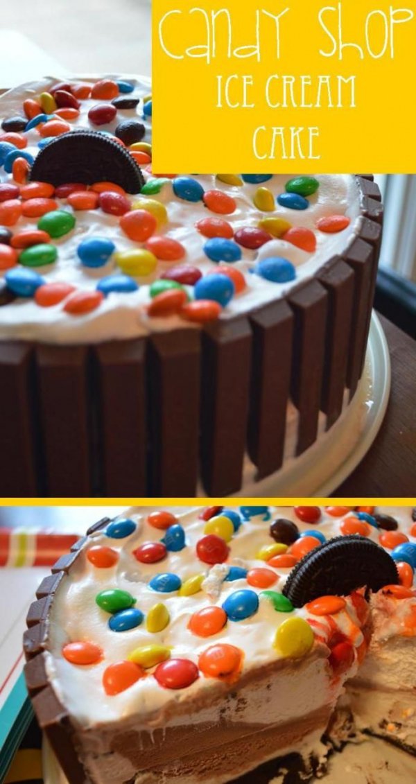 Candy Shop Ice Cream Cake