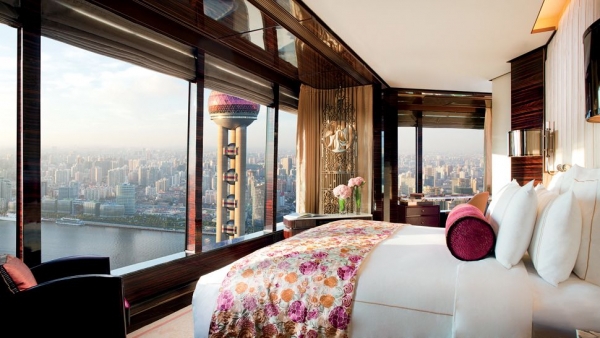 Mega City Views from the Ritz Carlton Shanghai, China