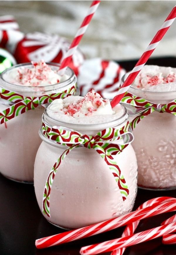 Peppermint Candy Cane Shake