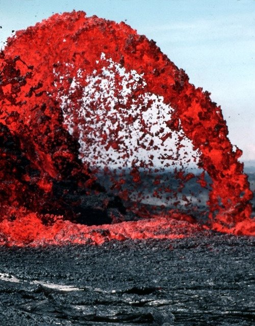 Arching Fountain of Pahoehoe