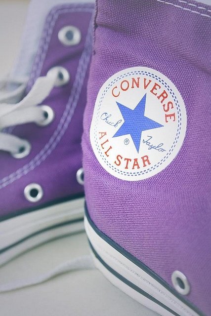 Purple Converse