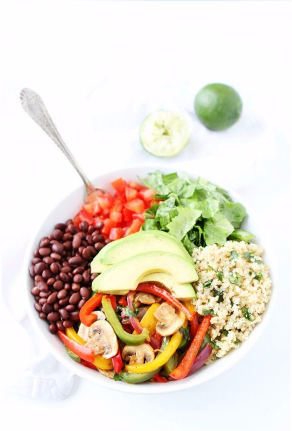 Fajita Quinoa Bowls