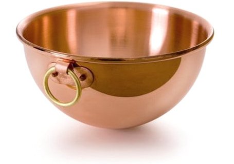 Mauviel M'Passion Copper 10 Inch 4.9 Quart Egg White Bowl