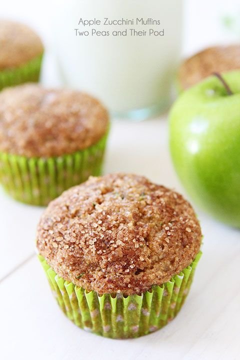 Apple Zucchini Muffins