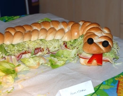 Silly Snake Submarine Sandwich