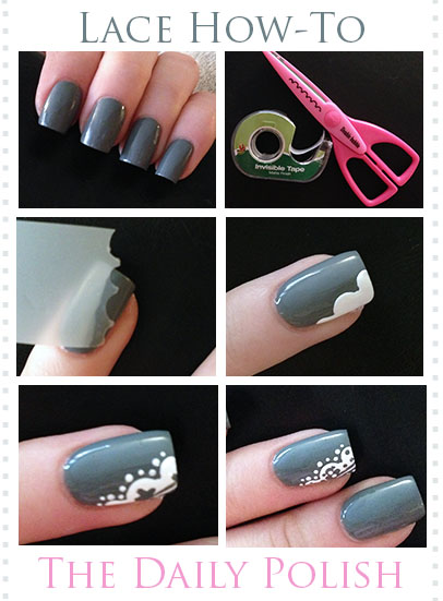 cute easy nail designs using tape