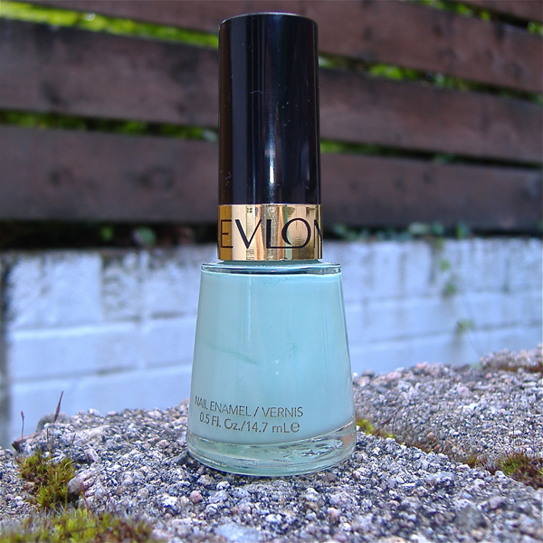 mint blue nail polish