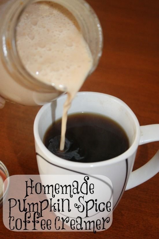 Homemade Pumpkin Spice Coffee Creamer