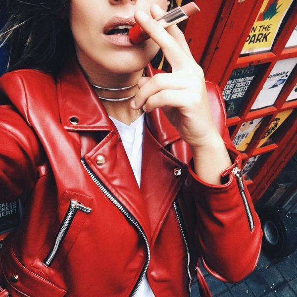 red, clothing, leather, jacket, leather jacket,