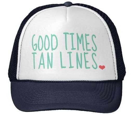 Good Times Tan Lines Summer Cap