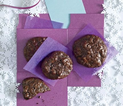 Flourless Chocolate Walnut Cookies