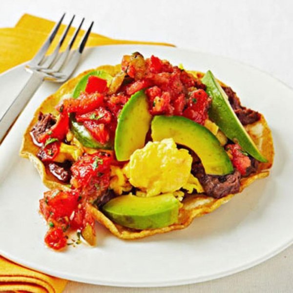 Scrambled Egg Tostada