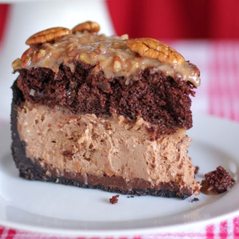 German Chocolate Cake Cheesecake