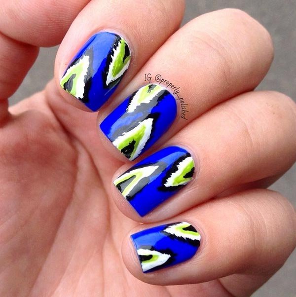 nail, finger, blue, nail care, yellow,