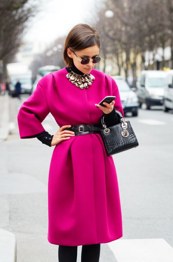 clothing, pink, sleeve, outerwear, magenta,