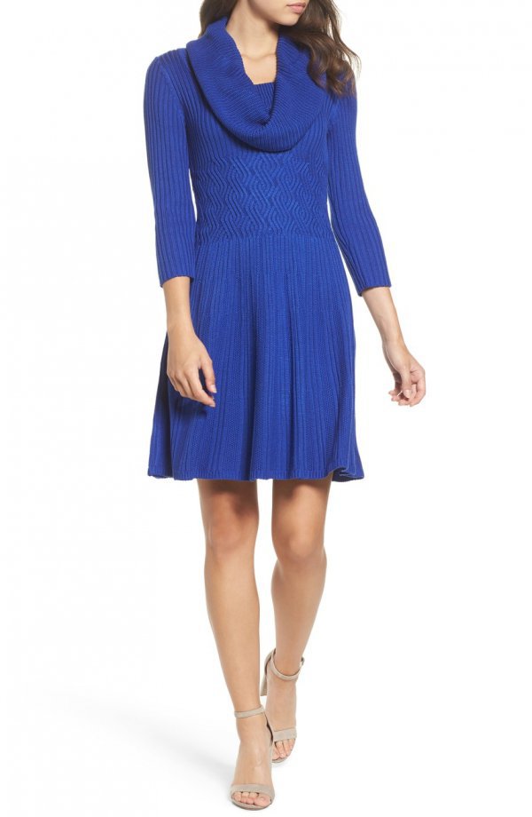 clothing, blue, cobalt blue, day dress, dress,
