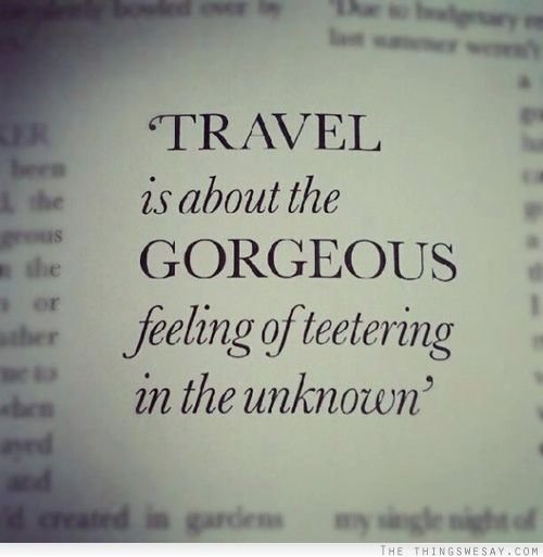 Travel is ...