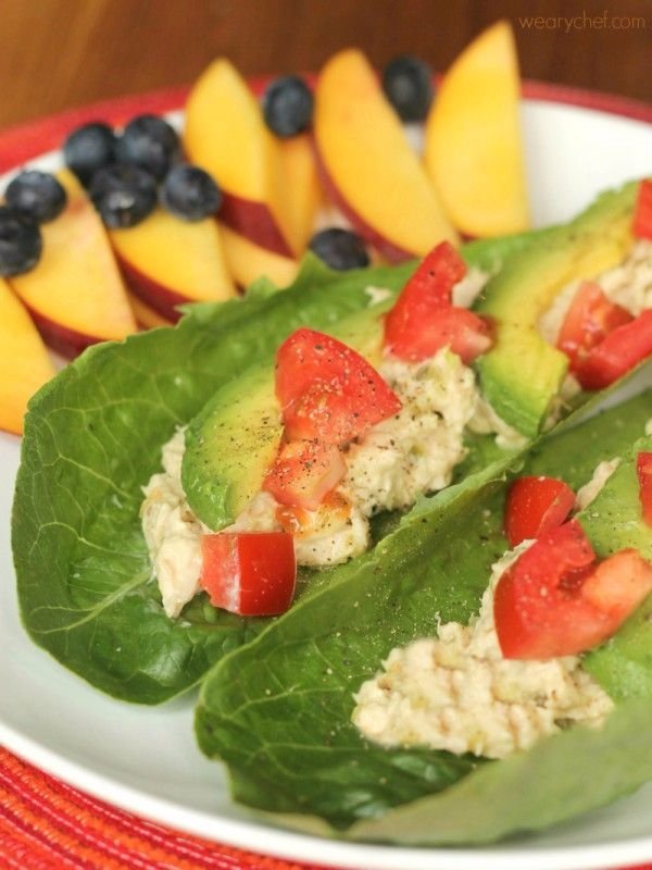 Tuna Salad Lettuce Wraps