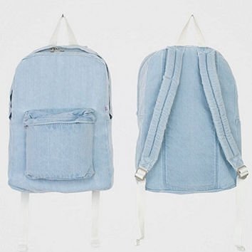 Denim School Bag