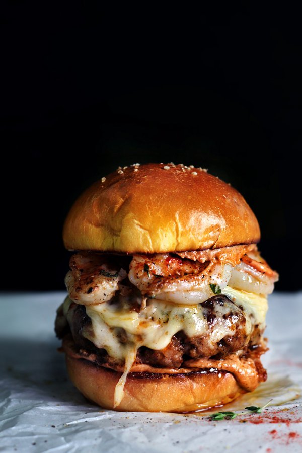 Mouthwatering Mexican Chorizo Garlic Shrimp Burger