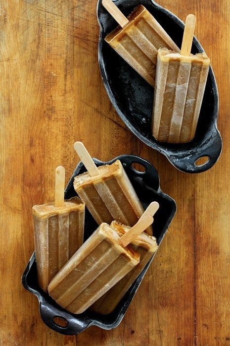 Bourbon Butterscotch Latte Poptails