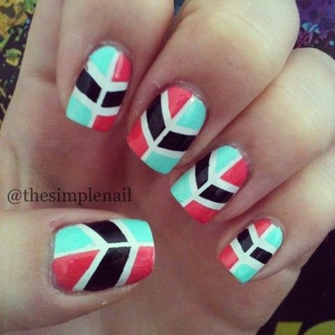 Color Block Tribal Design