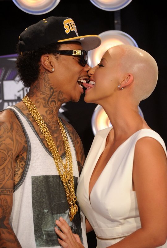 Amber Rose and Wiz Kalifa