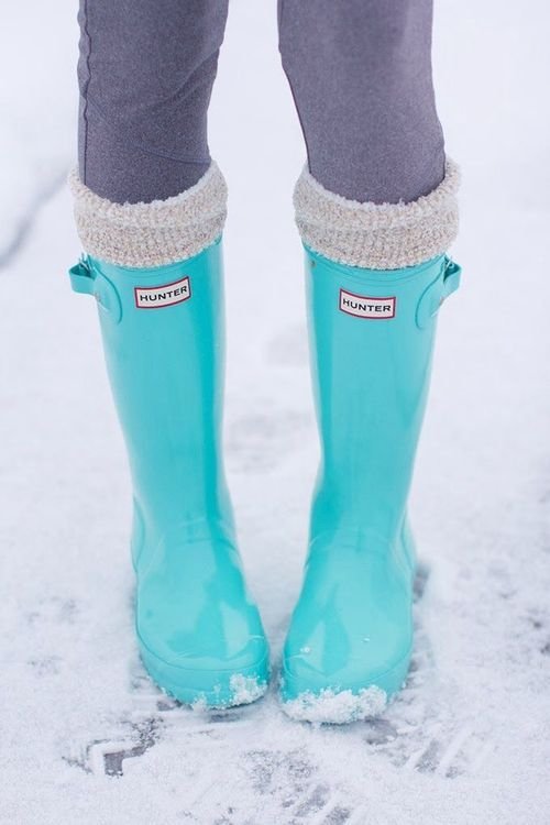 Tiffany Blue Wellies