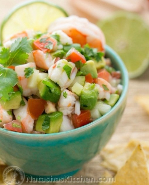 Shrimp Avocado Salsa