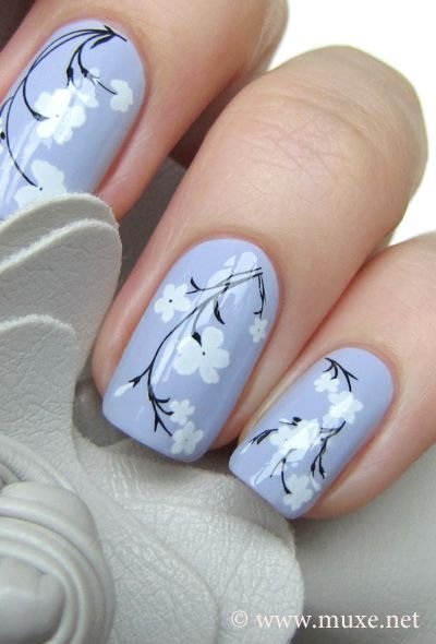 Wait Til You See These 42 Awesome Flower Nail Art Designs