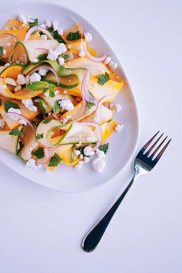 Shaved Summer Squash Salad