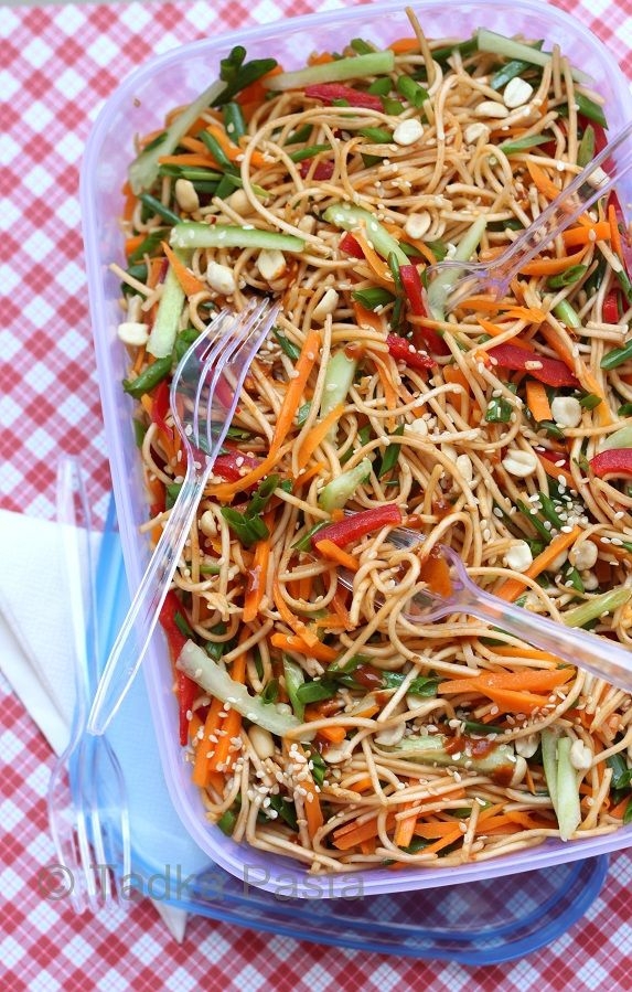 Saucy Sesame Noodle Salad