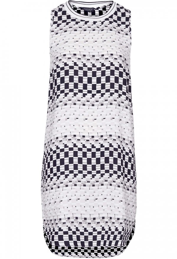 Topshop Geo Print Tunic Dress