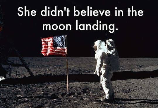 Because of the Moon Landing