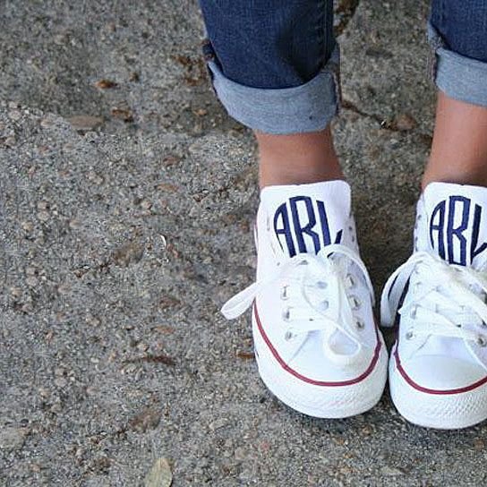 Monogrammed Converse Classics