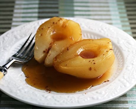 Slow Cooker Poached Pears