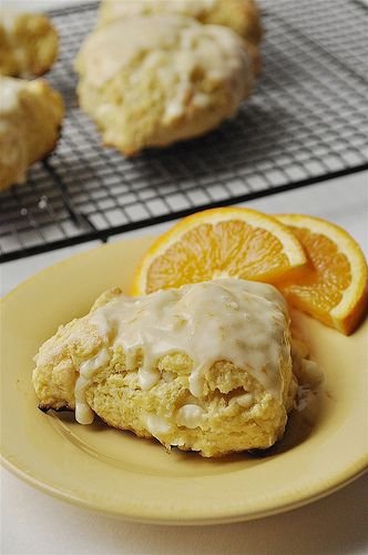 Orange Creamsicle Scones