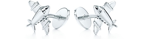 Tiffany Airplane Cuff Links