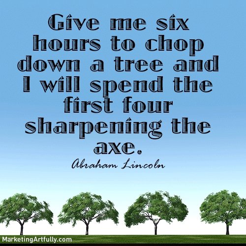 Sharpening the Axe