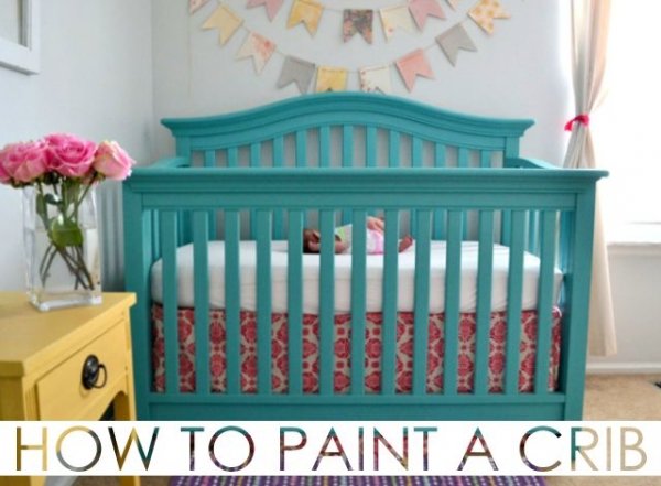 Painted Crib