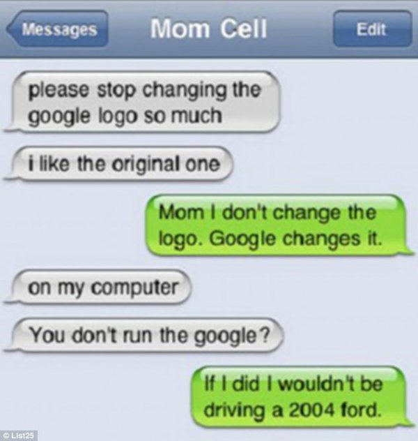 I Don't Run Google Mom