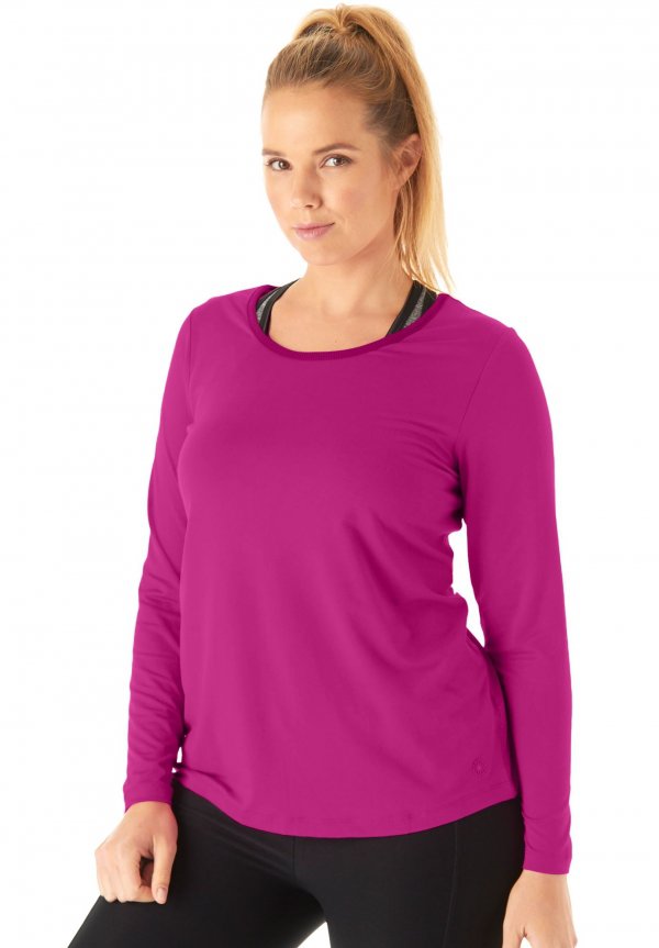 Peached Active Scoop Neck Tee