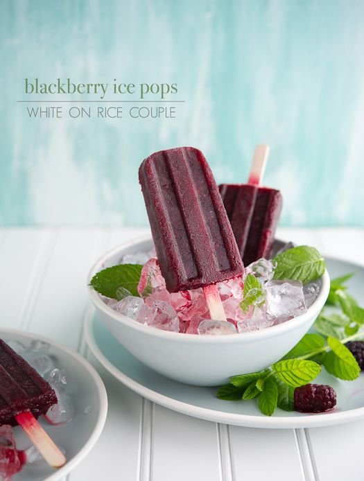 Blackberry Mojito Ice Pop