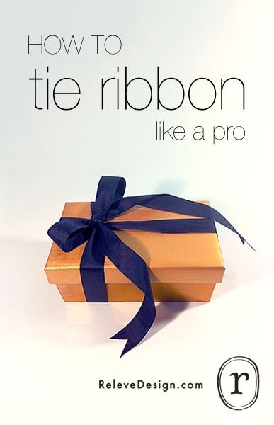 HOW to Tie Ribbon like a Pro